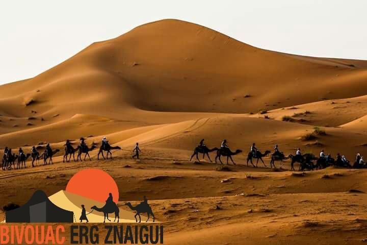 Bivouac Erg Znaigui Hotell Merzouga Eksteriør bilde